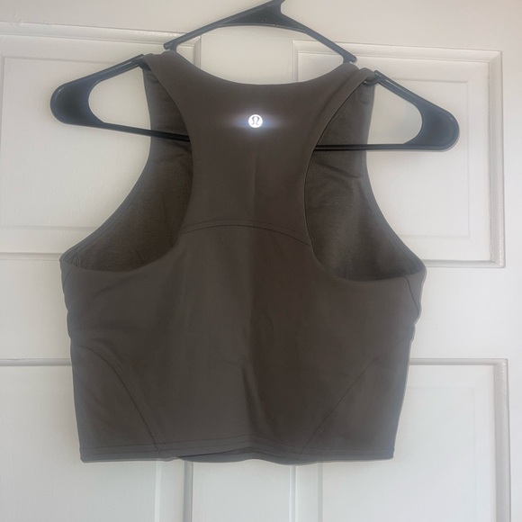 Lululemon align cropped tank, Size 6, Olive /army green - Picture 2 of 2